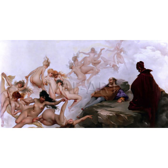 РЕПРОДУКЦИИ НА КАРТИНИ Сънят на Фауст (1880)